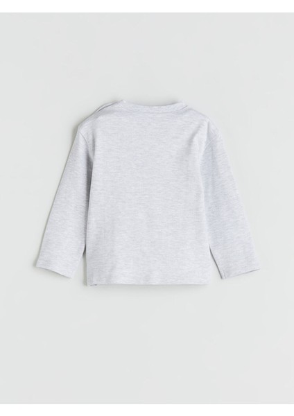 Özmarka Yeni Sezon Bisiklet Yaka Baskılı Erkek Bebek Pijama Takım modelleri