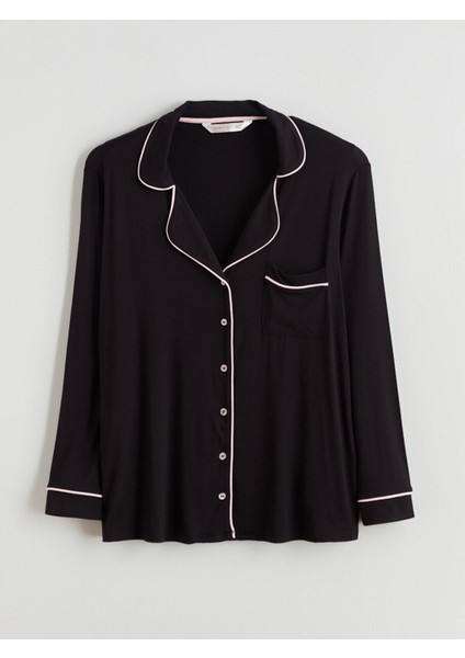 Peak Yeni Sezon Büyük Beden Gömlek Yaka Kadın Pijama Takımı fiyatları