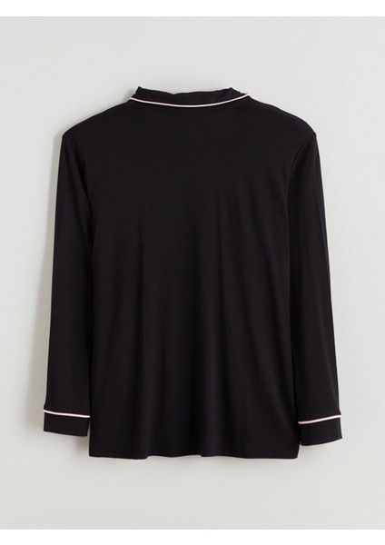 Peak Yeni Sezon Büyük Beden Gömlek Yaka Kadın Pijama Takımı fırsatları