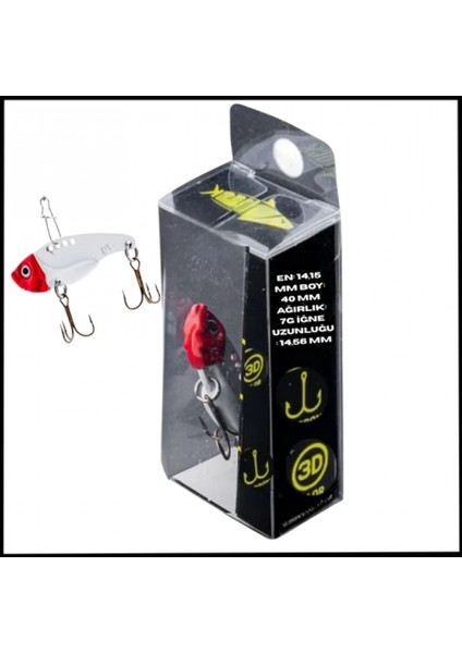 Uyguna-Yakala 7g 40MM- Titreşim Yem -Kanlı Inci- Uv BOYALI-YEM.733