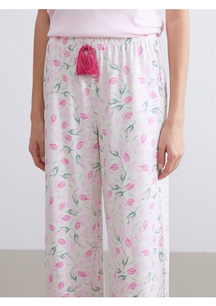 Lcw Dream Beli Lastikli Çiçekli Kadın Pijama Alt modelleri