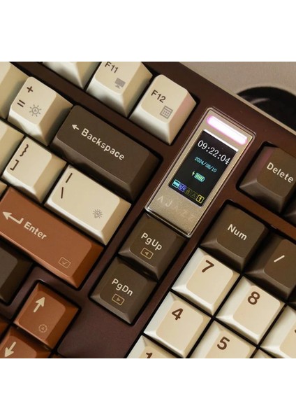 AC100 Max Mekanik Klavye,alüminyum Gasket Tasarım Tft Ekranlı Hot-Swap Rgb- 4000 Mah