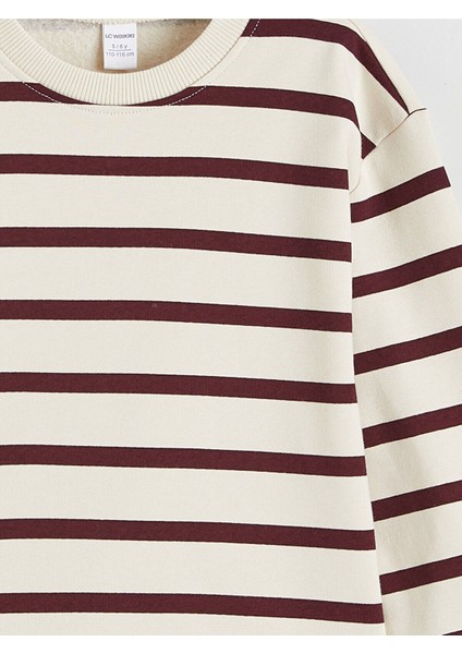 Yeni Sezon Çizgili Erkek Çocuk Sweatshirt ve Eşofman Alt