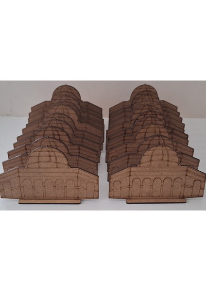 20 Mescidi Aksa Cami Maket Ahşap Boyama Dini Aktivite Okul Kurs Etkinlik Hobi Seti