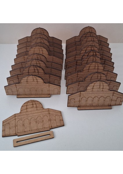20 Mescidi Aksa Cami Maket Ahşap Boyama Dini Aktivite Okul Kurs Etkinlik Hobi Seti modelleri