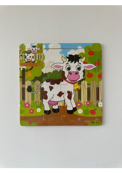 Mini Ahşap Puzzle Seti | Çocuklar Için Eğitici Basit Yapboz fiyatları