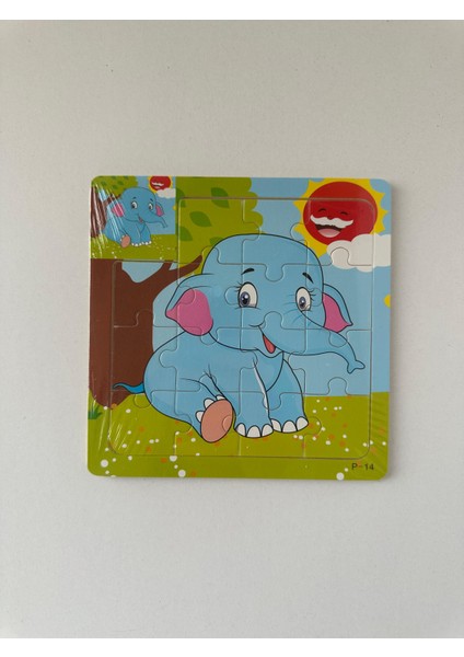 Mini Ahşap Puzzle Seti | Çocuklar Için Eğitici Basit Yapboz modelleri