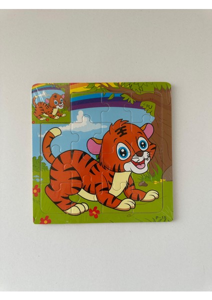 Mini Ahşap Puzzle Seti | Çocuklar Için Eğitici Basit Yapboz fırsatları