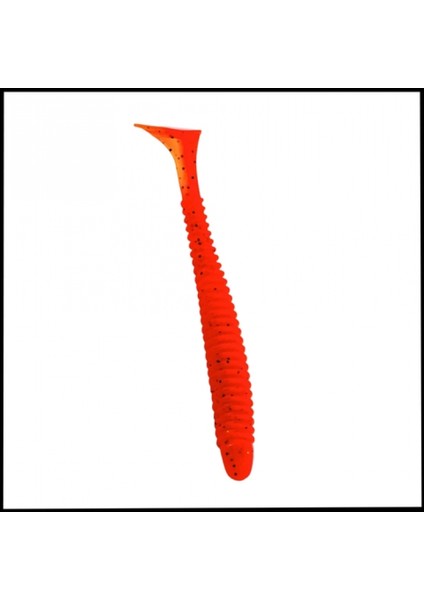 Uyguna-Yakala 14,2g 105MM - Silikon Kurt Yem turna/levrek silikon - Karides Kokulu-Turuncu/sarı -YEM.774