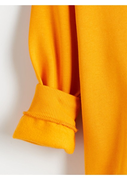 Bisiklet Yaka Nostaljik Maymun Baskılı Erkek Çocuk Sweatshirt indirimleri