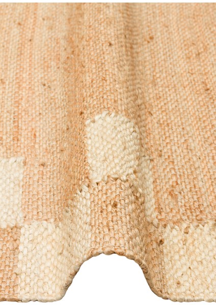 Maldiv 13 Natural White Jüt %100 El Dokuma Hasır Halı Antre, Hol, Balkon, Oturma Odası Halısı modelleri