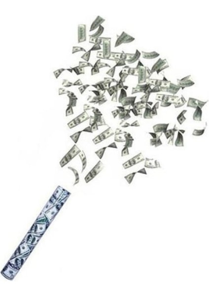 Parti Konfeti Dolar Şekilli