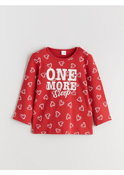 Özmarka Yeni Sezon Bisiklet Yaka Baskılı Kız Çocuk Pijama Takımı fiyatları