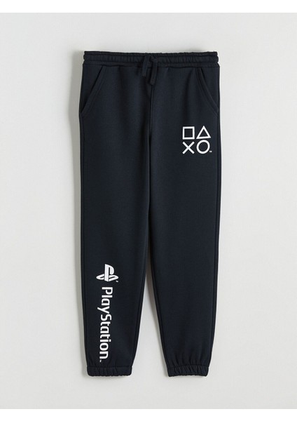 Peak Yeni Sezon Beli Lastikli Playstation Baskılı Erkek Çocuk Jogger Eşofman Altı