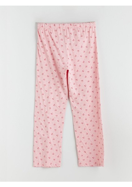 Peak Yeni Sezon Beli Lastikli Desenli Kadın Pijama Altı