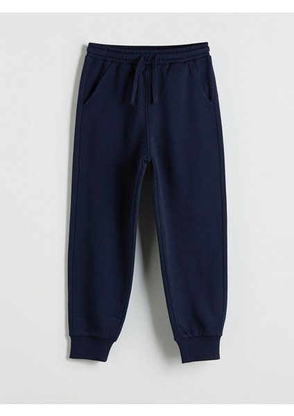 Yeni Sezon Beli Lastikli Erkek Çocuk Kalın Jogger Eşofman Altı