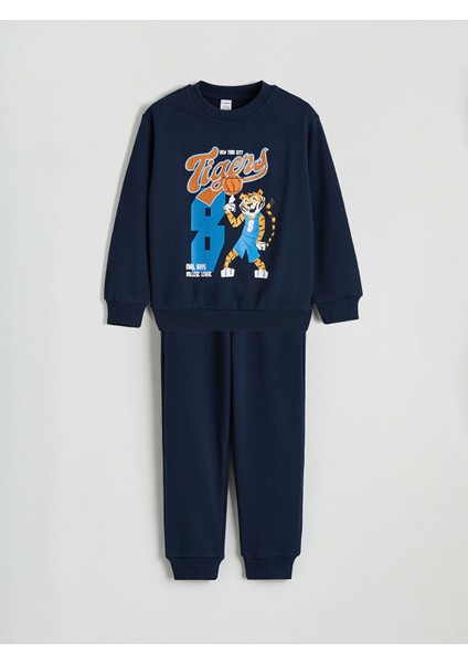 Bisiklet Yaka Erkek Çocuk Eşofman Takımı modelleri