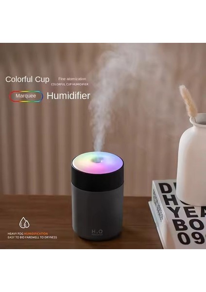 7 Renkli LED Işıklı 300ML Ultrasonik Difüzör – Serin Buhar Aromaterapi Sprey Nemlendirici, Araba & Ev Için Taşınabilir Hava Nemlendirici modelleri