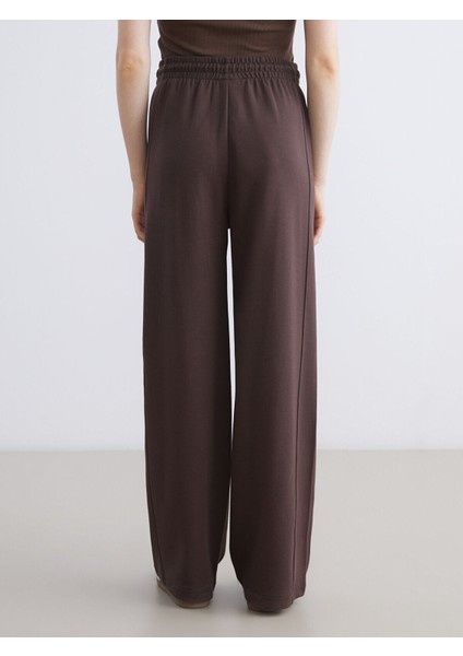 Yeni Sezon Beli Lastikli Geniş Paça Kadın Eşofman Altı indirimleri