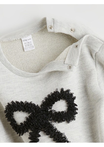 Peak Yeni Sezon Fiyonk Baskılı Kız Çocuk Sweatshirt ve Tayt 2'li fırsatları