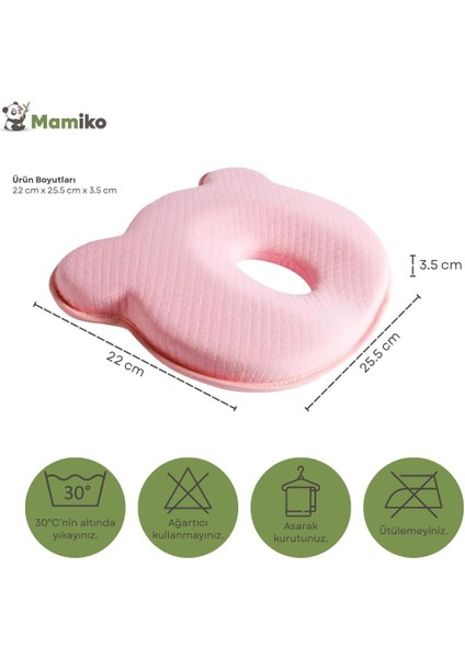 Bebek Kafa Şekillendirici Yastık, Bebek Düz Kafa Sendromu Yastığı, Visco Yenidoğan Yastığı indirimleri