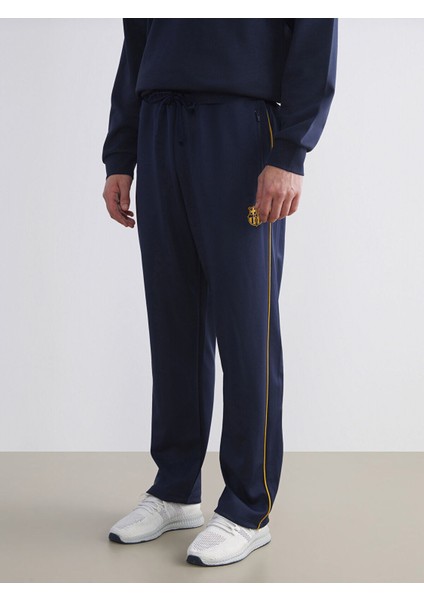 Standart Kalıp Barcelona Baskılı Erkek Taraftar Eşofman Altı fiyatları