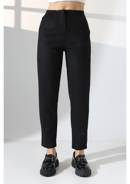 Kadın Pensli Süet Pantolon/havuç Paça Yumuşak Dokulu Pantolon fiyatları