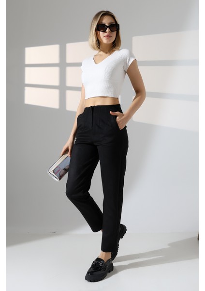 Kadın Pensli Süet Pantolon/havuç Paça Yumuşak Dokulu Pantolon modelleri