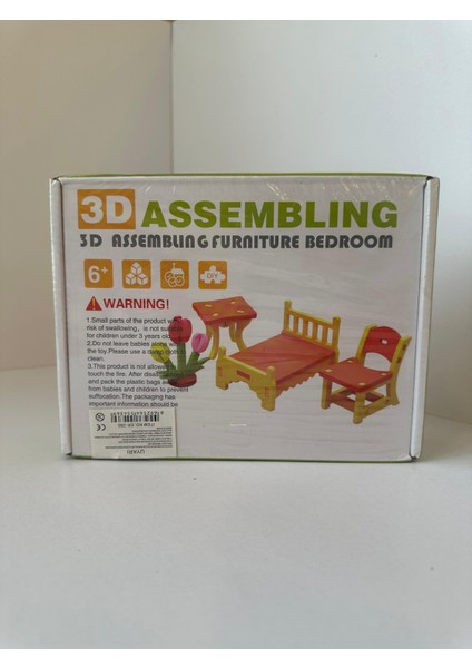 Ahşap 3D Puzzle – Yemek Masası Grubu (Çocuk) | Eğitici Aktivite Oyuncağı fiyatları