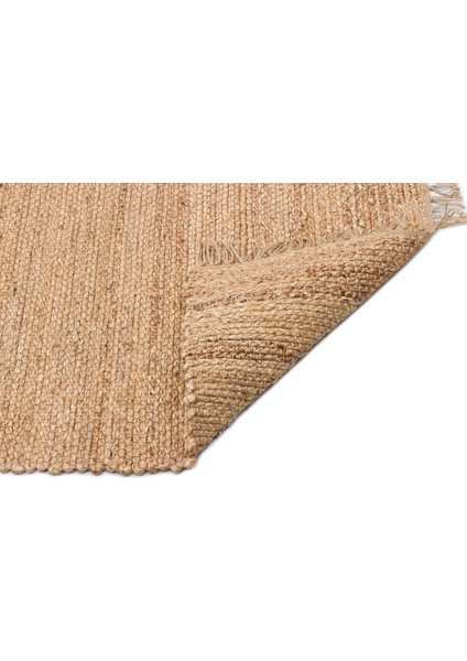 Maldiv 02 Natural Jüt %100 El Dokuma Hasır Halı Antre, Hol, Balkon, Oturma Odası Halısı fırsatları