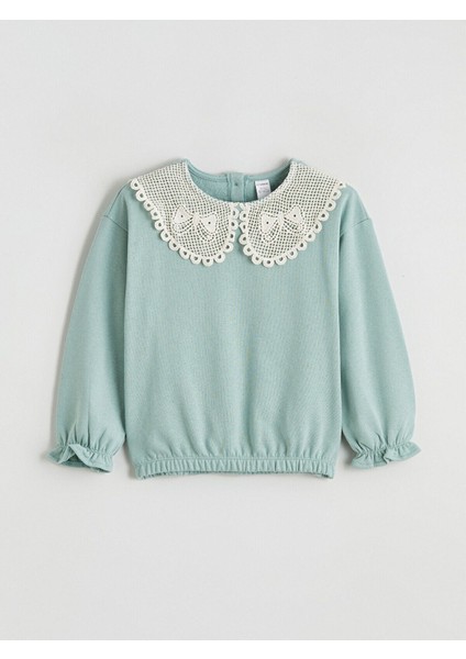 Yeni Sezon Bebe Yaka Kız Çocuk Sweatshirt ve Tayt fiyatları