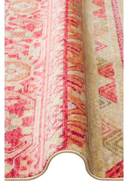 Milas 17 Red Autumn Uşaklı Kadınların Yoğun El Emeği ile Dokuduğu %100 Doğal Tencel Tezgah Halısı modelleri