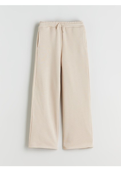 Peak Yeni Sezon Beli Lastikli Kalın Kız Çocuk Eşofman Alt