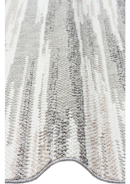 Ohrid 01 Grey White Bukle Dokuma Yapısında Hav Toz Vermeyen Yumuşak Koridor, Salon, Mutfak Halısı modelleri
