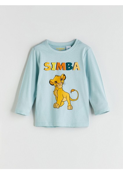 Bisiklet Yaka Simba Baskılı Erkek Çocuk Pijama Takımı fiyatları