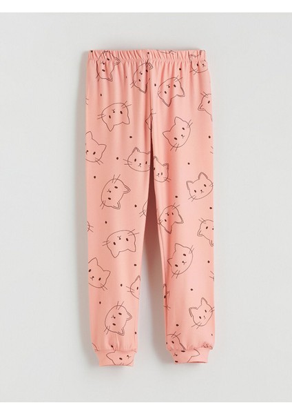 Yeni Sezon Bisiklet Yaka Polar Kız Çocuk Pijama Takımı indirimleri