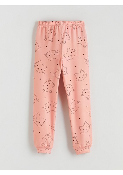 Yeni Sezon Bisiklet Yaka Polar Kız Çocuk Pijama Takımı