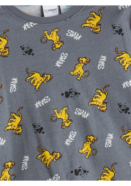 Peak Yeni Sezon Aslan Kral Baskılı Erkek Çocuk Pijama Takımı modelleri