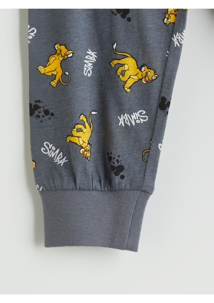 Peak Yeni Sezon Aslan Kral Baskılı Erkek Çocuk Pijama Takımı