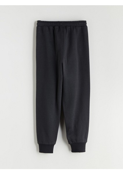 Peak Yeni Sezon Beli Lastikli Erkek Çocuk Kalın Jogger Eşofman Altı