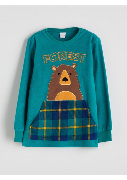 Bisiklet Yaka Polar Erkek Çocuk Pijama fiyatları