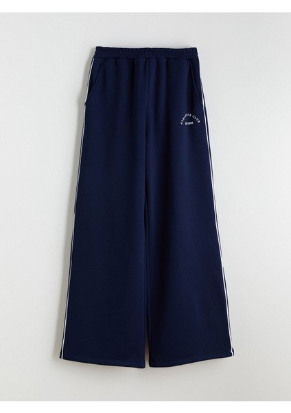 Yeni Sezon Beli Lastikli Baskılı Kadın Eşofman Altı