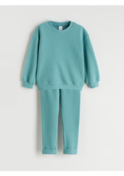 Basic Erkek Bebek Sweatshirt ve Eşofman Altı