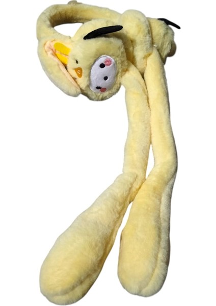 Çocuk Peluş Figürlü Oynar Kulaklı Hareketli Sesli Kışlık Kulaklık