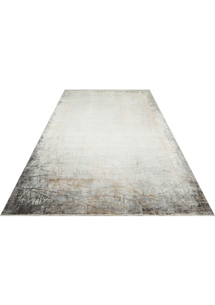 Kotor 09 Grey Gold Sık Dokuma Bambu ile Üretilen Modern ve Sade Salon, Oturma Odası Halısı fiyatları