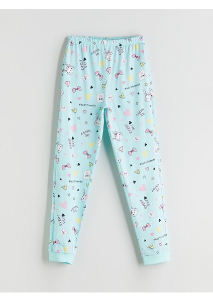 Yeni Sezon Bisiklet Yaka Kız Çocuk Pijama Takımı indirimleri