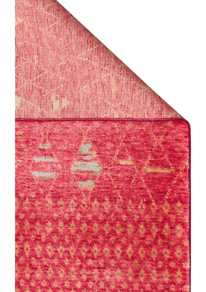 Milas 15 Red Autumn Uşaklı Kadınların Yoğun El Emeği ile Dokuduğu %100 Doğal Tencel Tezgah Halısı fiyatları