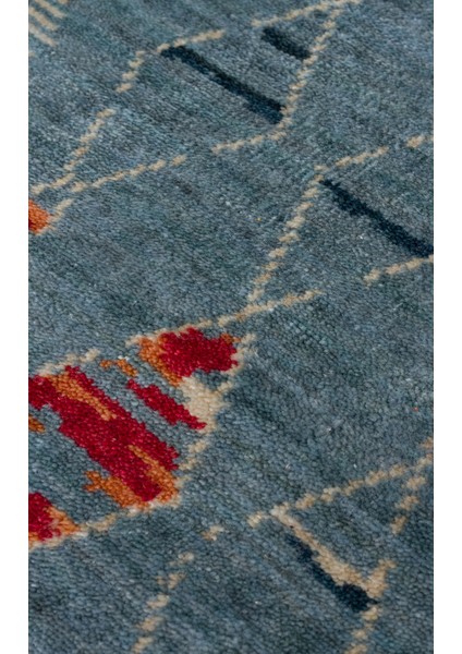 Milas 15 Aqua Multy Uşaklı Kadınların Yoğun El Emeği ile Dokuduğu %100 Doğal Tencel Tezgah Halısı indirimleri