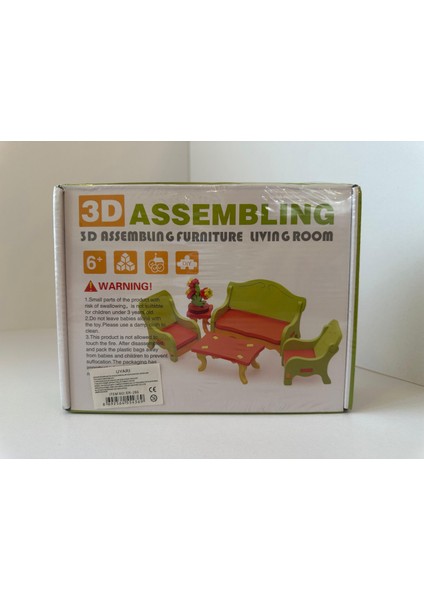 Ahşap 3D Puzzle – Yemek Masası Grubu (Çocuk) | Eğitici Aktivite Oyuncağı fiyatları