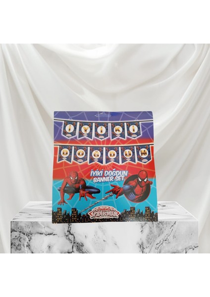 Ceresshop Örümcekadam Temalı Iyiki Doğdun Banner Flama Yazı fiyatları